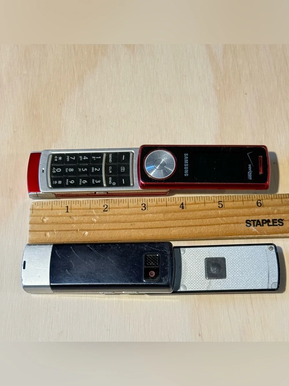2-Samsung Juke SCH-U470 Verizon Blk/Red(UNTESTED)No Charger Read Info Buy As Is